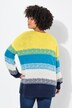 Genser, oversized, kontrastfarger, sidespalter