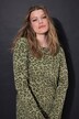 Camiseta de manga larga, estampado de leopardo