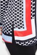 Blouse, patroonmix, overhemdkraag, lange mouwen