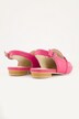 Mules en cuir. Chaînette fantaisie - largeur H