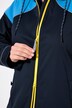 Softshell-langjakke, vandafvisende, 2-vejs lynlås