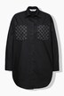 Camicia dal taglio oversize con tasche con rivetti decorativi