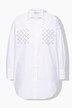 Camicia dal taglio oversize con tasche con rivetti decorativi