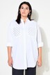 Camicia dal taglio oversize con tasche con rivetti decorativi