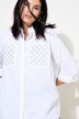 Camicia dal taglio oversize con tasche con rivetti decorativi