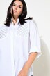 Camicia dal taglio oversize con tasche con rivetti decorativi