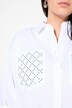 Camicia dal taglio oversize con tasche con rivetti decorativi