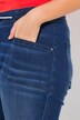 Jean Mary à taille élastique. Jambe large et évasée