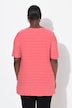 T-shirt col rond et manches courtes, petite barrette métallique, coupe Classic