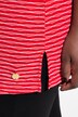 T-shirt col rond et manches courtes, petite barrette métallique, coupe Classic