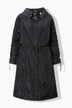 Manteau déperlant, capuche à large col et coupe évasée