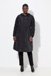 Manteau déperlant, capuche à large col et coupe évasée