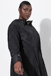Manteau déperlant, capuche à large col et coupe évasée