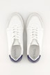 Leren sneakers, retrolook, verwisselbaar voetbed, wijdte H