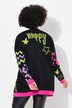 Cardigan aperto dal taglio lungo con Smiley