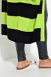 Cardigan dal taglio lungo e dritto con righe
