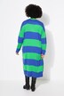 Long cardigan with block stripes
