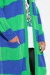 Long cardigan with block stripes
