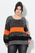 Trui, oversized, blokstrepen, lange mouwen