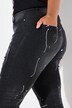 Jeans, smal passform, fargesprut, 5-lommer