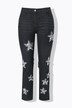 Jeans dal taglio dritto con stelle e cinque tasche