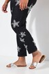 Jeans dal taglio dritto con stelle e cinque tasche