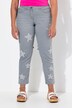 Jeans dal taglio dritto con stelle e cinque tasche