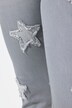 Jeans dal taglio dritto con stelle e cinque tasche