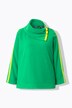 Fleece sweatshirt, stor krave, langærmet