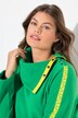 Fleece sweatshirt, stor krave, langærmet