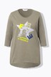 T-Shirt, glitter-stjerne, åben kant