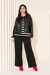 Veste oversize en simili-cuir à col rond et fermeture à glissière à double curseur