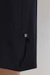 Camicia da notte con cucitura trasversale arricciata, scollo a girocollo e mezze maniche ad aletta
