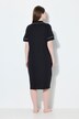 Lapel Collar Short Sleeve Nightgown