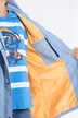 Parka técnica, capucha, cuello alzado, cremallera
