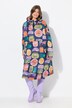 Funksjons-regnkappe, unisex, trykk, hette