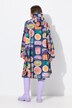 Funksjons-regnkappe, unisex, trykk, hette