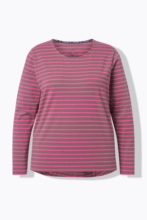 Ringelshirt, Langarm, Rundhalsausschnitt,