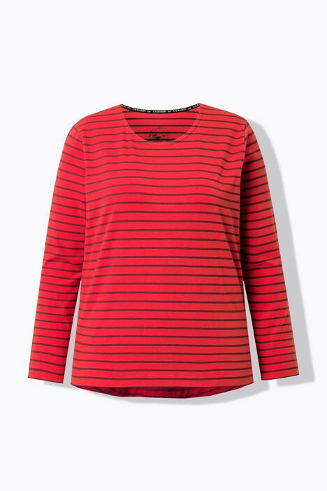 Ringelshirt, Langarm, Rundhalsausschnitt,