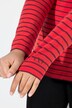 T-shirt rayé, manches longues et décolleté rond