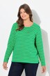 Ringelshirt, Langarm, Rundhalsausschnitt,