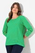 Ringelshirt, Langarm, Rundhalsausschnitt,