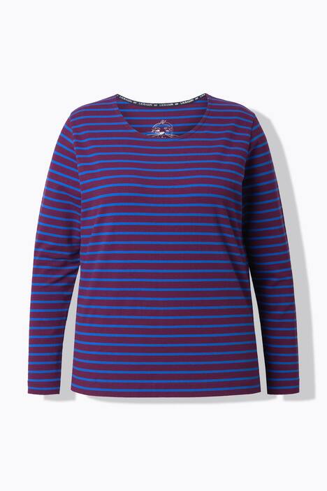 Ringelshirt, Langarm, Rundhalsausschnitt,