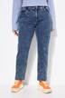 Boyfriend-jersey-jeans, vide ben, komfortlinning