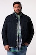 Men+ jeansjakke, kulørt denim, brystlommer, op til 8XL