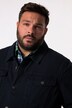 Men+ jeansjakke, kulørt denim, brystlommer, op til 8XL