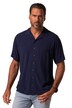 Košile JP1880, krátké rukávy, Cuba límeček, Cuba střih, do 8XL