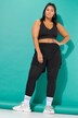 Leggings sportivi con shorts, taglio aderente e vita alta