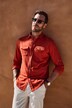 JP 1880 Sweathemd, Langarm, Kentkragen, Modern Basic Fit, bis 8 XL