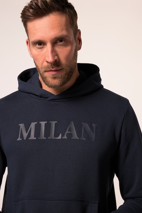 Sweat-shirt à capuche JP 1880, logo JP sur la poitrine, poche kangourou - jusqu'au 8 XL